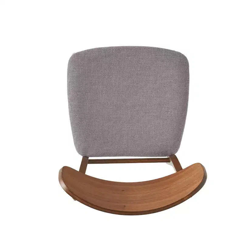 Set of 2 Mid-Century Modern Dining Chairs with Padded Seats