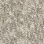 Grand banc de rangement avec clous décoratifs, tissu en lin