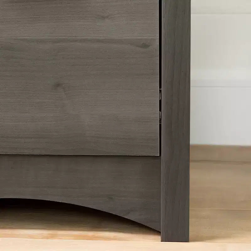 Wood Computer Desk with Drawers and Keyboard Tray