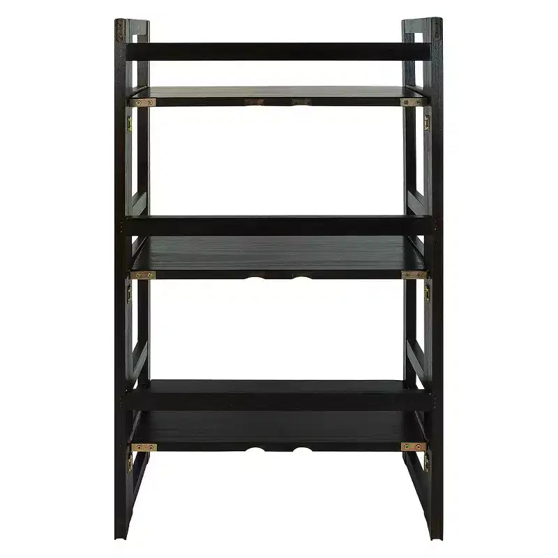 37" Folding 3-Shelf Bookcase
