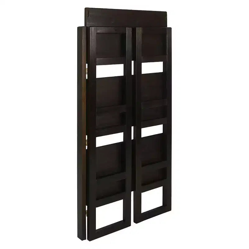 37" Folding 3-Shelf Bookcase