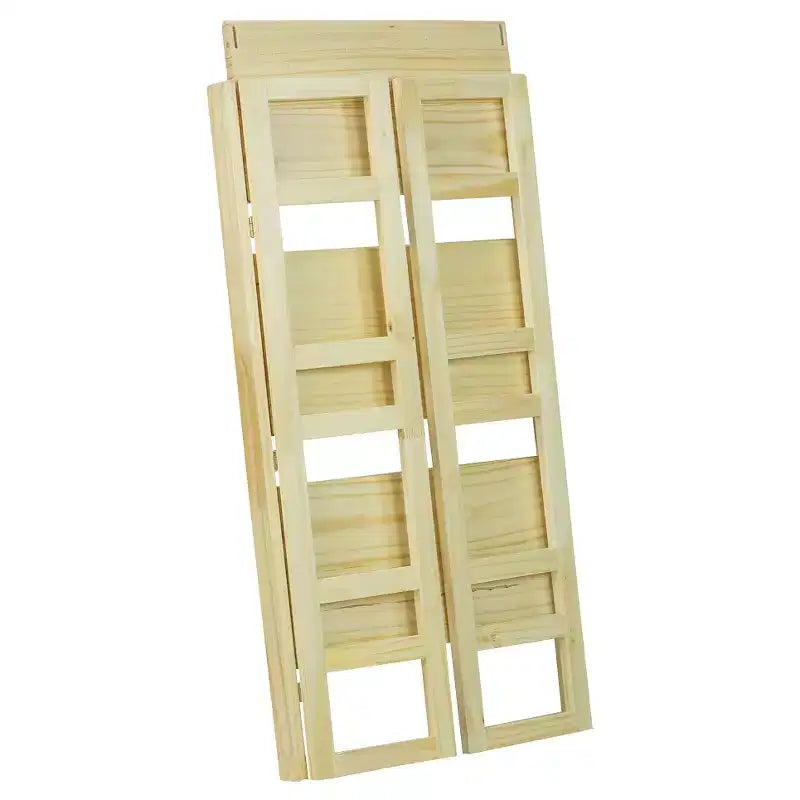 37" Folding 3-Shelf Bookcase
