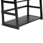 Étagère bibliothèque rustique avec échelle 160 x 76 cm