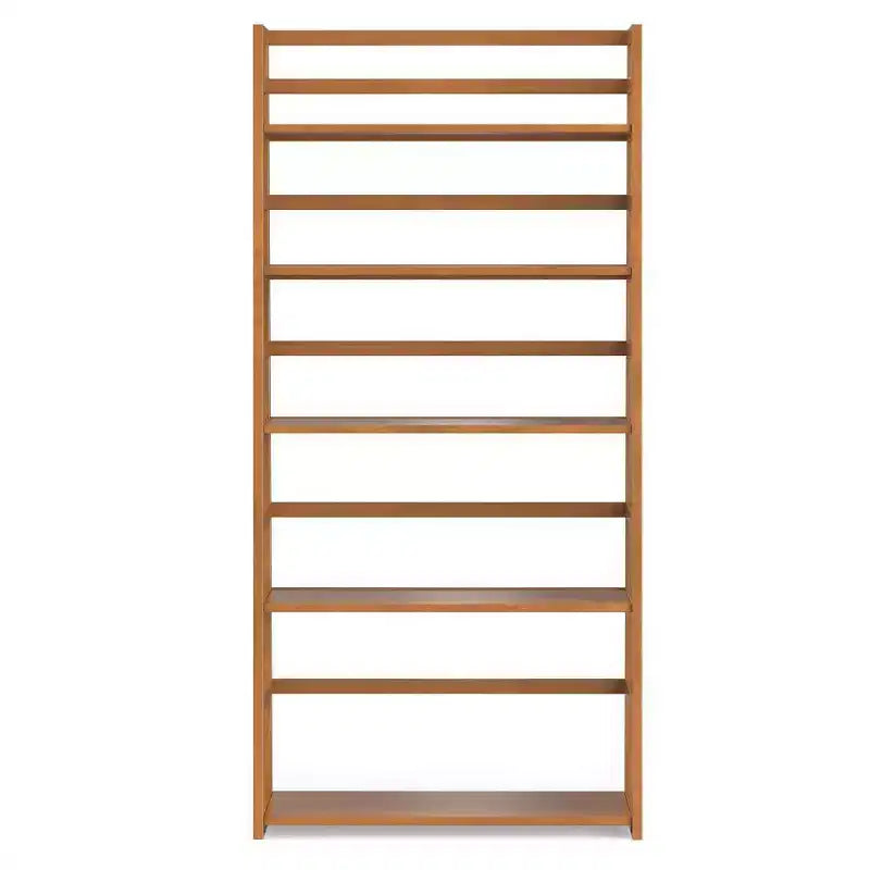 63"x30" Farmhouse Ladder Shelf Bookcase