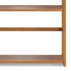 Étagère bibliothèque rustique avec échelle 160 x 76 cm