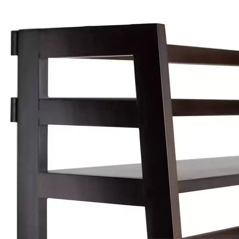 63"x30" Farmhouse Ladder Shelf Bookcase