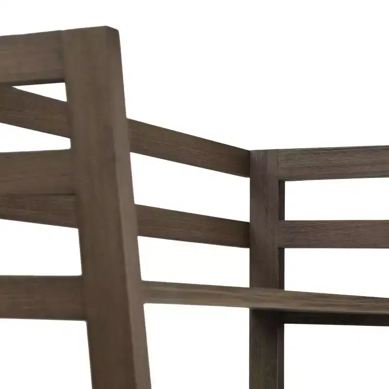 63"x30" Farmhouse Ladder Shelf Bookcase