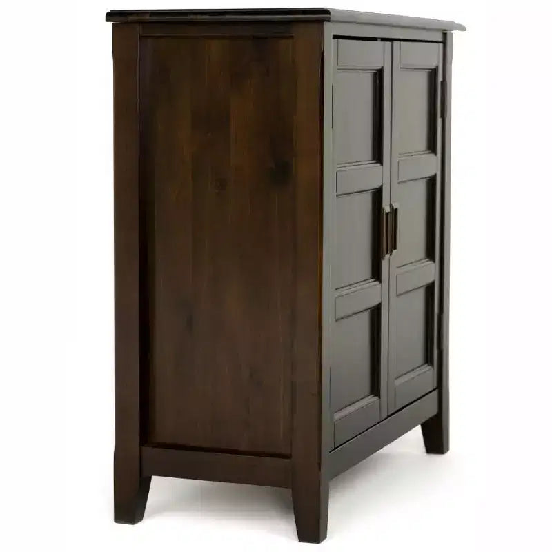 Low Storage Cabinet with 2 Doors and Adjustable Shelves