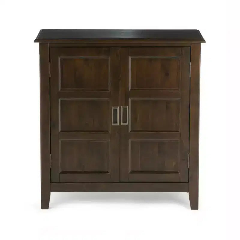 Low Storage Cabinet with 2 Doors and Adjustable Shelves