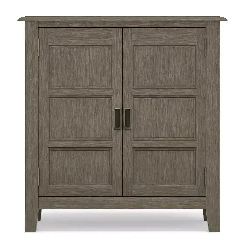 Low Storage Cabinet with 2 Doors and Adjustable Shelves