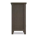 Meuble bas de rangement à 2 portes avec étagères réglables
