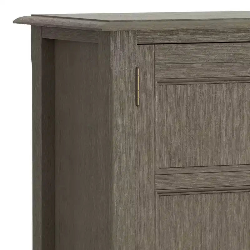 Low Storage Cabinet with 2 Doors and Adjustable Shelves