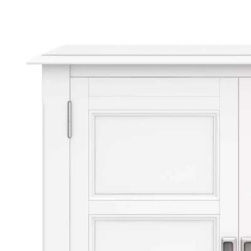 Low Storage Cabinet with 2 Doors and Adjustable Shelves