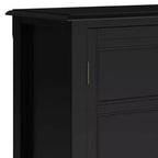 Meuble bas de rangement à 2 portes avec étagères réglables