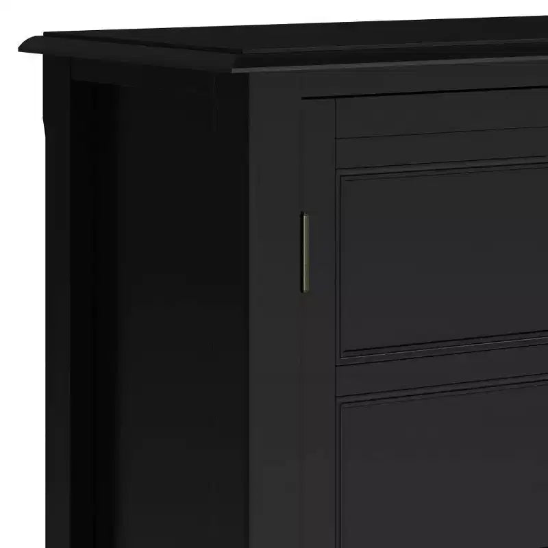 Low Storage Cabinet with 2 Doors and Adjustable Shelves