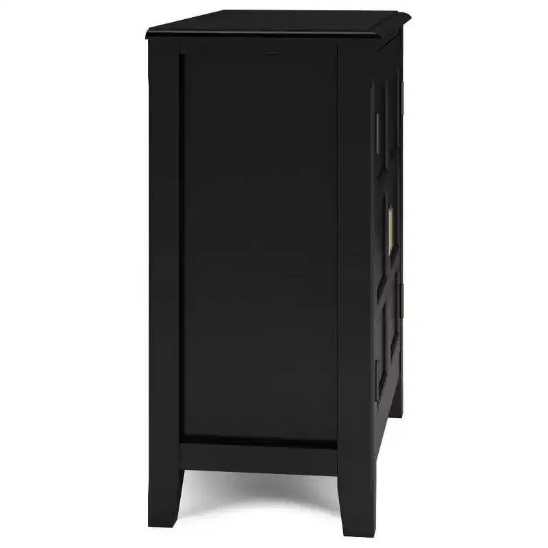 Low Storage Cabinet with 2 Doors and Adjustable Shelves