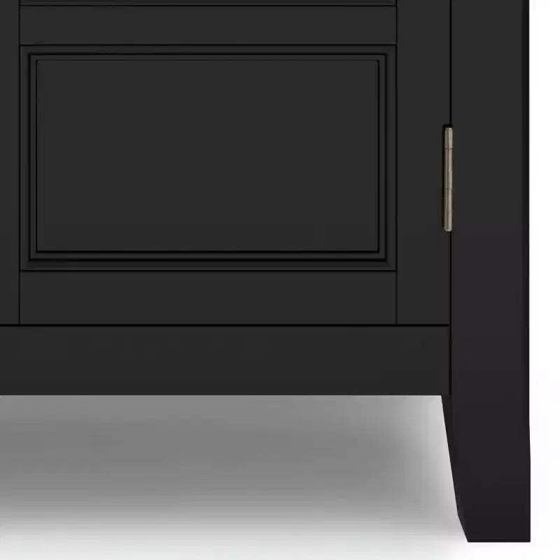 Low Storage Cabinet with 2 Doors and Adjustable Shelves