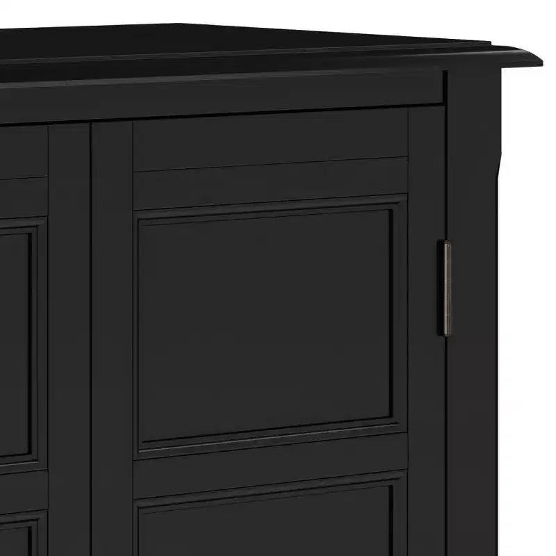 Low Storage Cabinet with 2 Doors and Adjustable Shelves