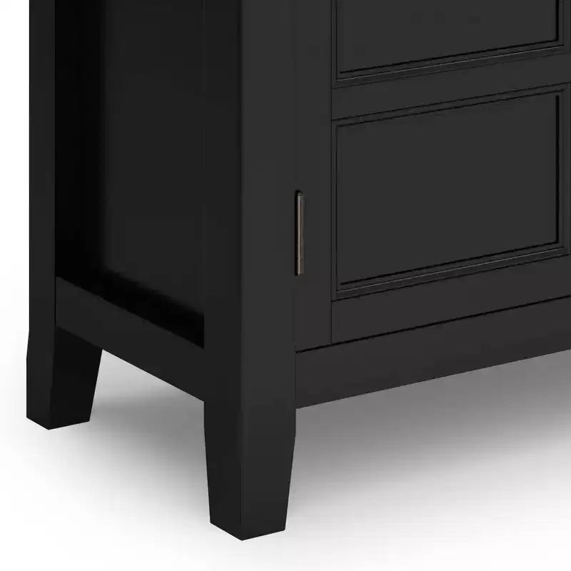 Low Storage Cabinet with 2 Doors and Adjustable Shelves