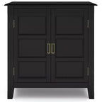 Meuble bas de rangement à 2 portes avec étagères réglables