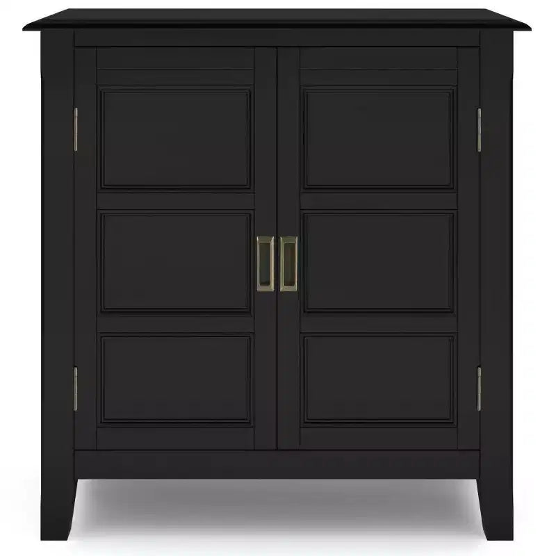Low Storage Cabinet with 2 Doors and Adjustable Shelves