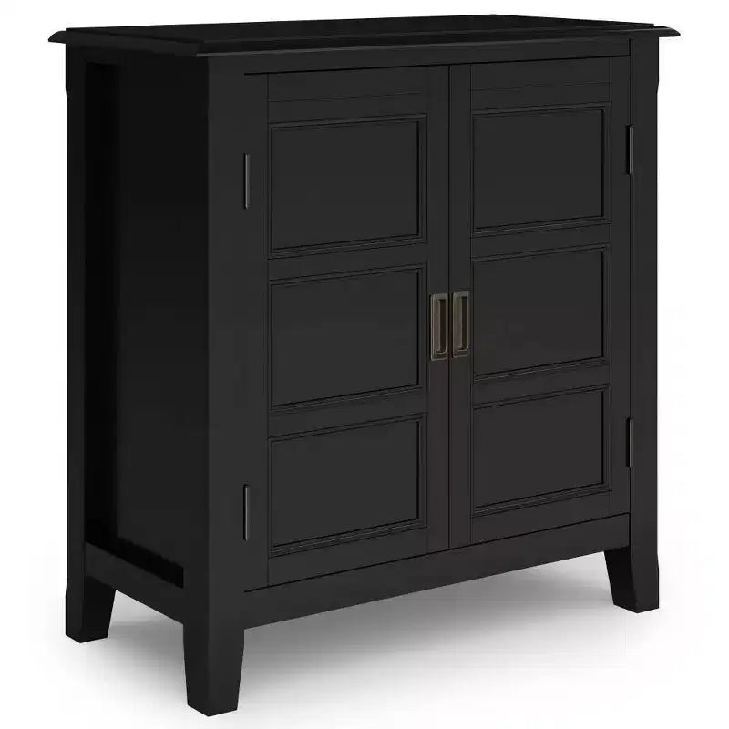 Low Storage Cabinet with 2 Doors and Adjustable Shelves