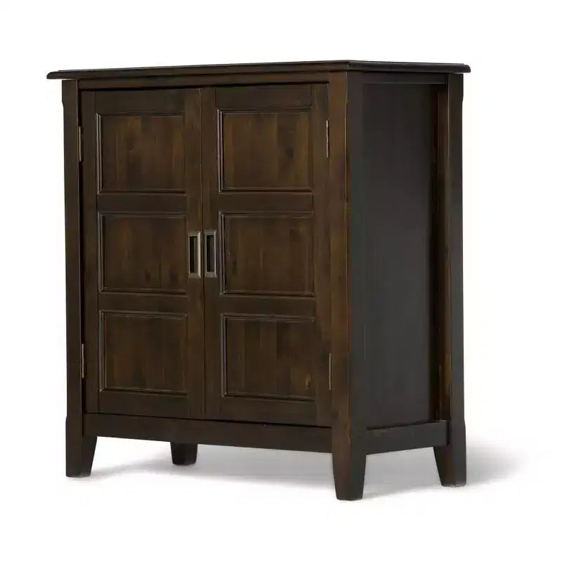 Low Storage Cabinet with 2 Doors and Adjustable Shelves