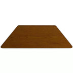 Table d'activité trapézoïdale en stratifié haute pression de 29"L x 57"L avec pieds réglables en hauteur