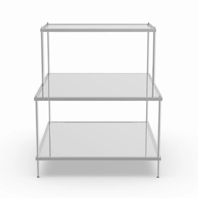 SEI Furniture Grant Glam Table d'appoint avec miroir