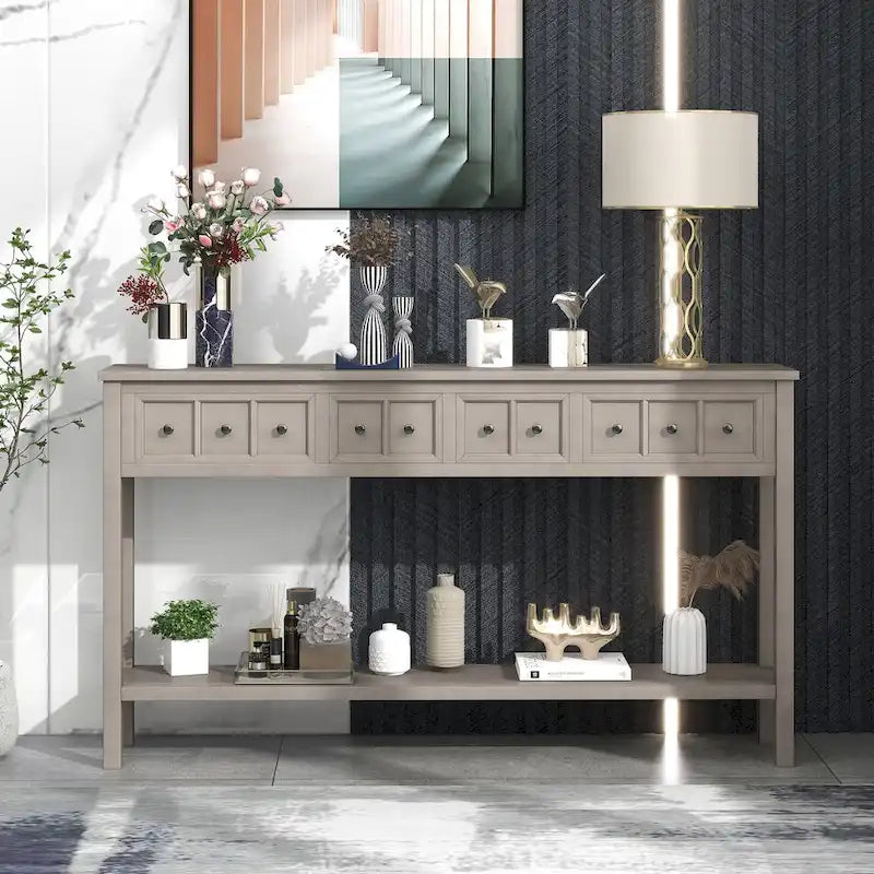 Console de table rustique pour entrée TREXM