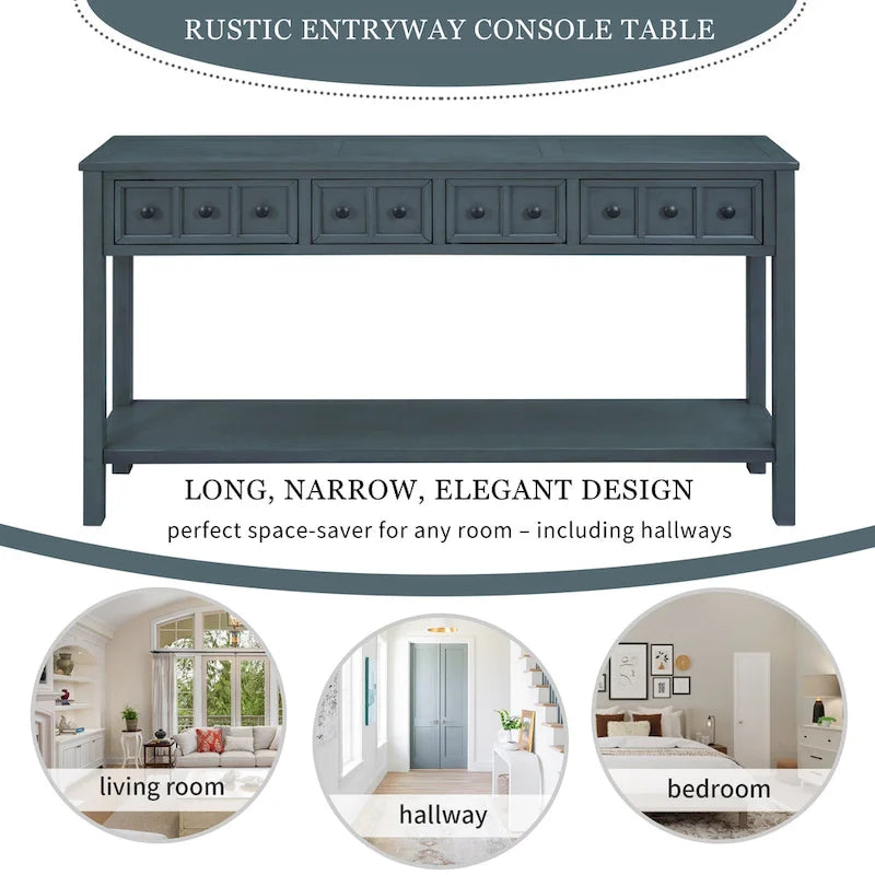 Console de table rustique pour entrée TREXM