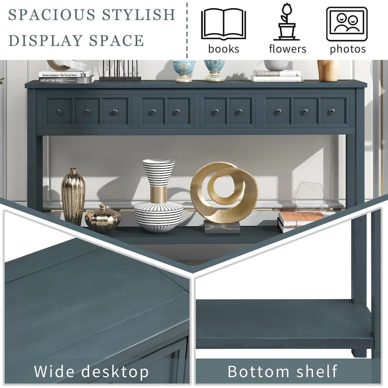 Console de table rustique pour entrée TREXM