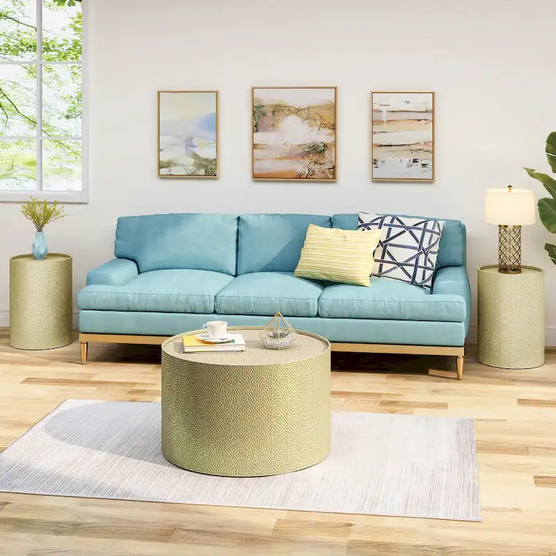 Christopher Knight Home Braeburn Ensemble de table moderne rond 3 pièces