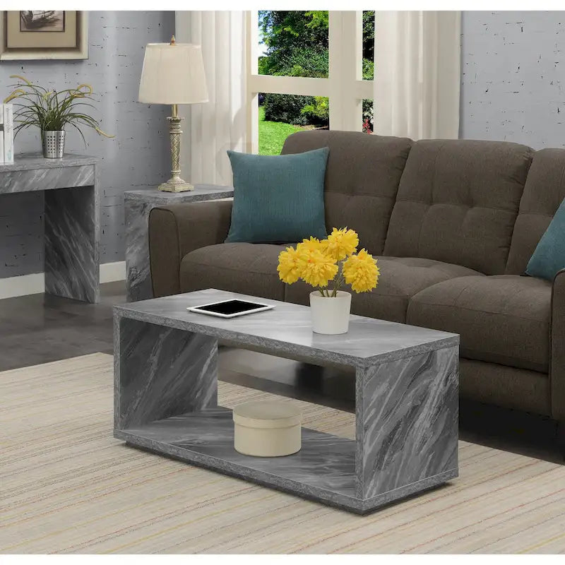 Table basse Northfield Admiral avec étagère de Convenience Concepts