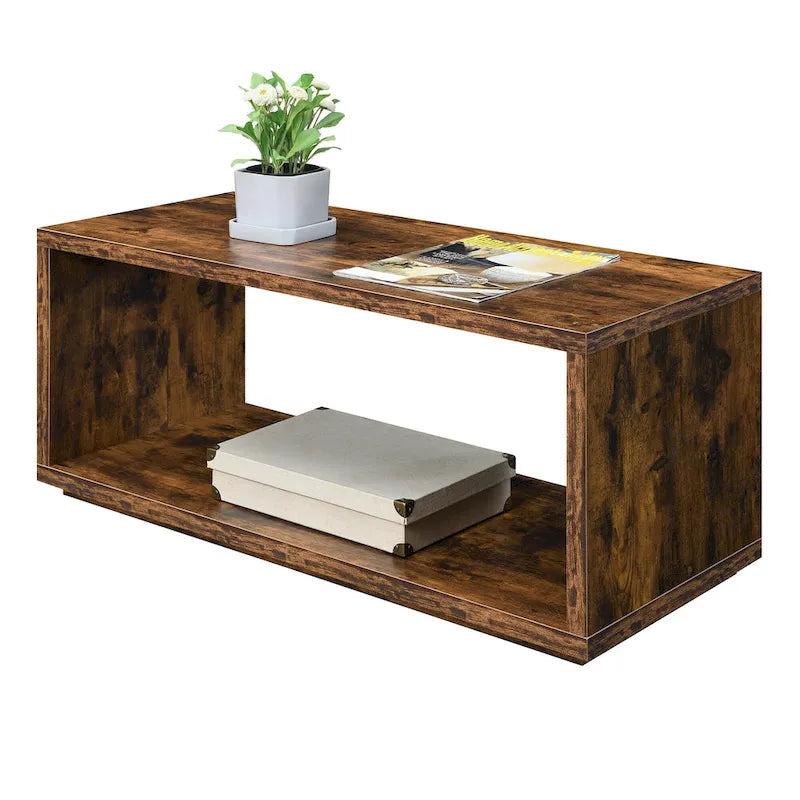 Table basse Northfield Admiral avec étagère de Convenience Concepts