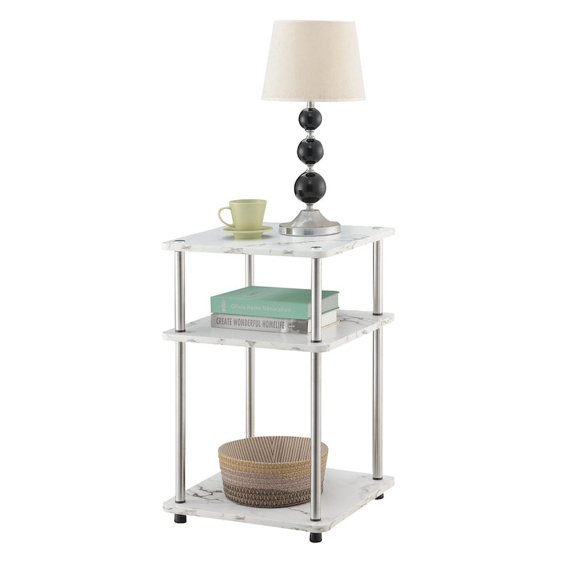 Convenience Concepts Designs2Go Table d'appoint à 3 niveaux sans outils