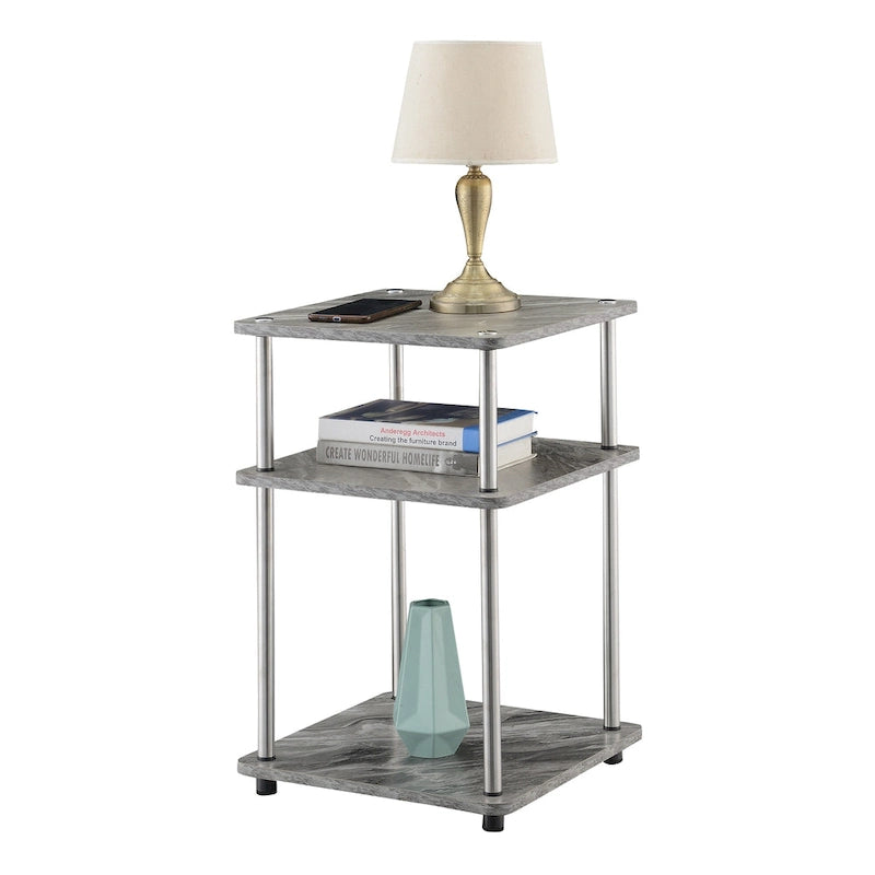 Convenience Concepts Designs2Go Table d'appoint à 3 niveaux sans outils