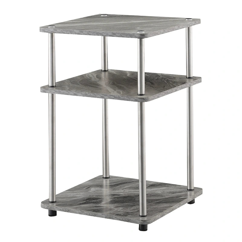 Convenience Concepts Designs2Go Table d'appoint à 3 niveaux sans outils
