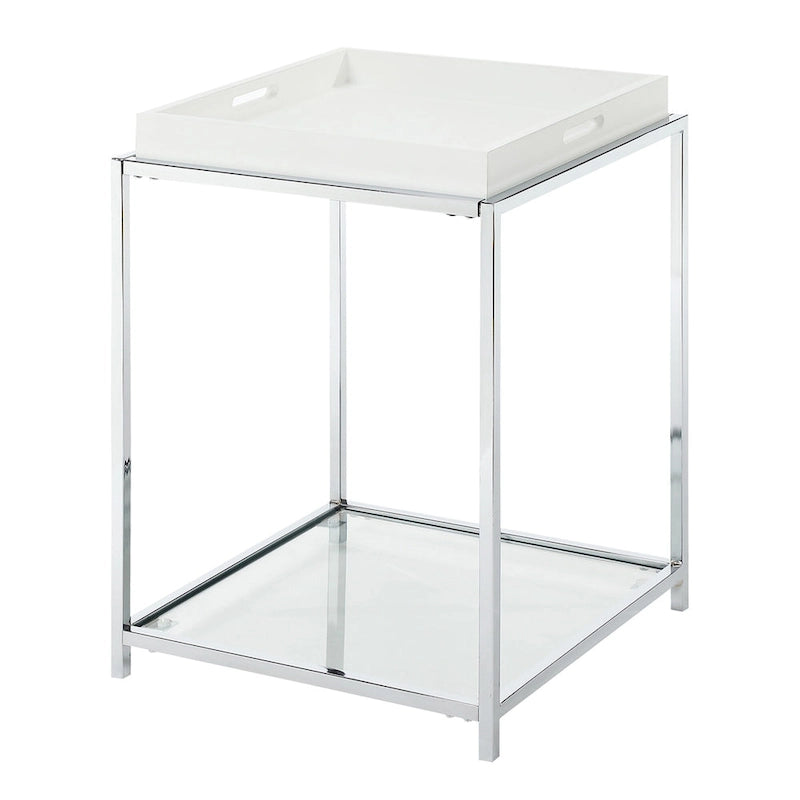 Table d'appoint Palm Beach avec étagère et plateaux amovibles de Convenience Concepts