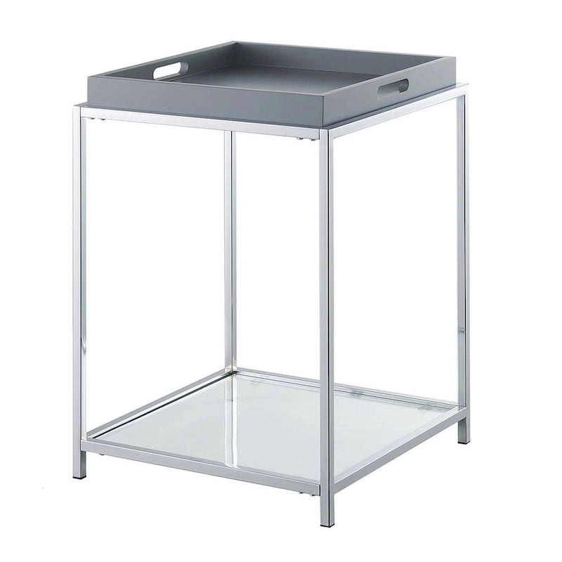 Table d'appoint Palm Beach avec étagère et plateaux amovibles de Convenience Concepts
