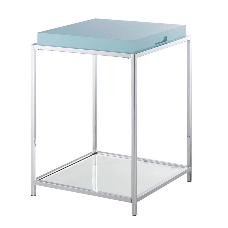 Table d'appoint Palm Beach avec étagère et plateaux amovibles de Convenience Concepts