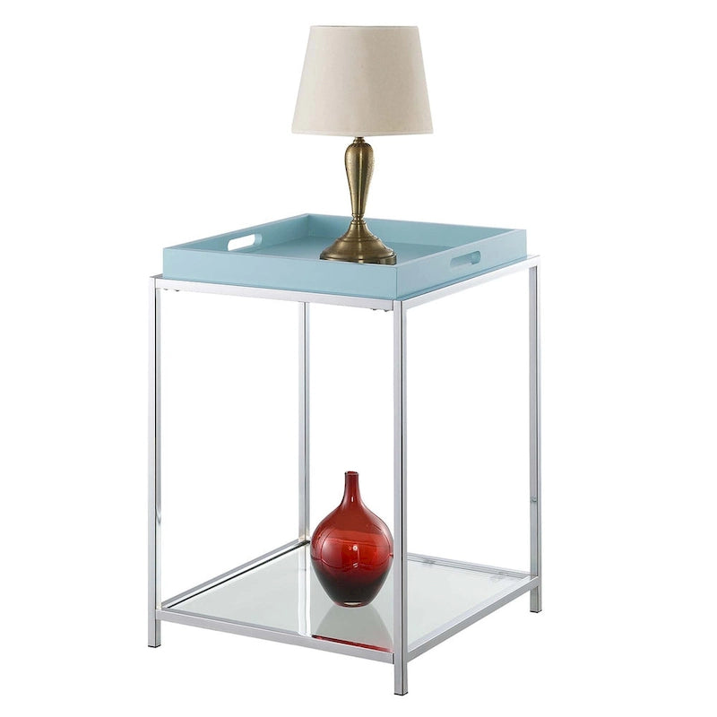 Table d'appoint Palm Beach avec étagère et plateaux amovibles de Convenience Concepts