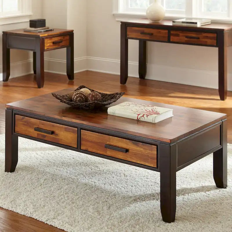 Table basse Steve Silver Acacia