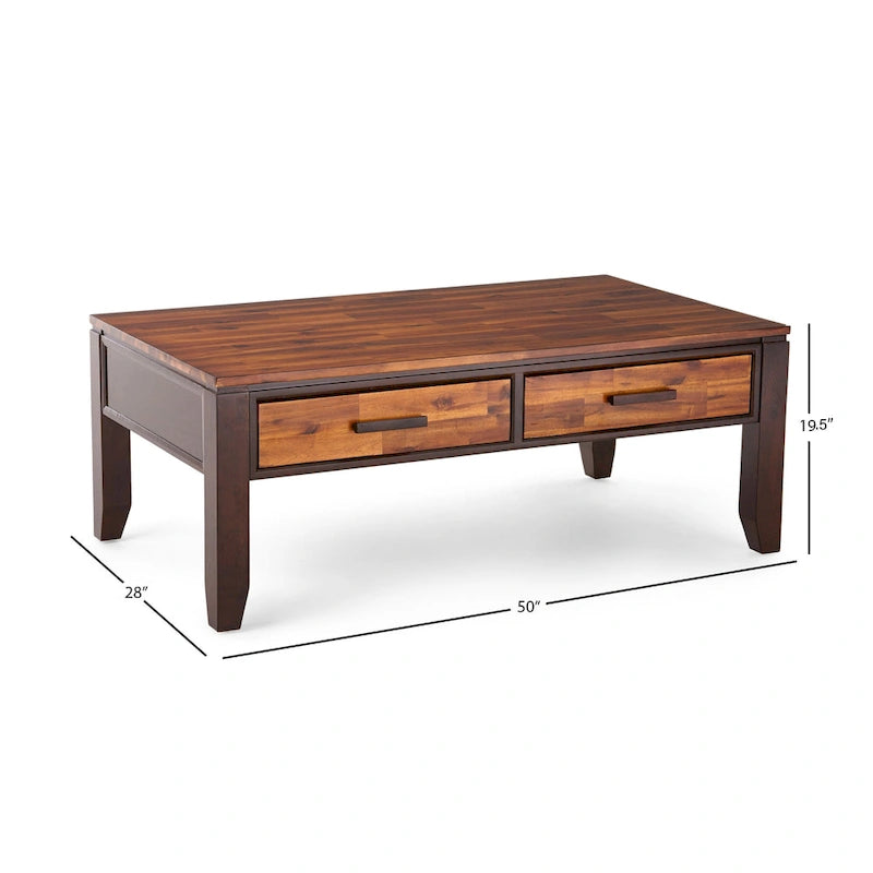 Table basse Steve Silver Acacia