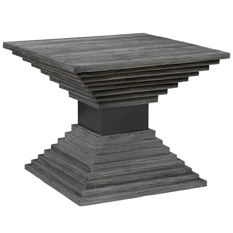 Table d'appoint géométrique en bois Uttermost Andes - 22 L X 18 H X 22 P (po)