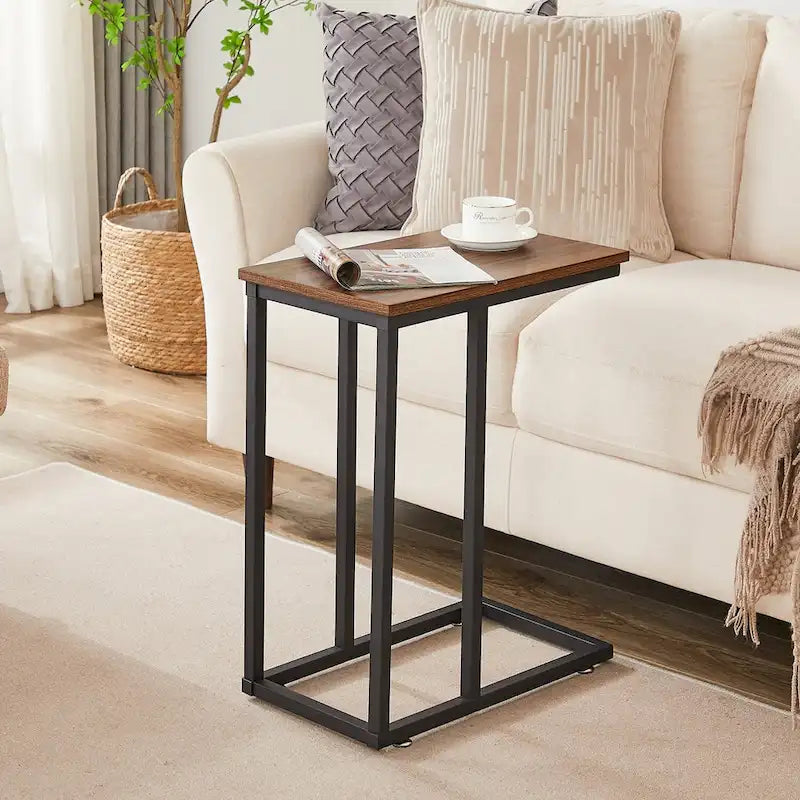 Javlergo Ensemble de 3 Tables Basses pour Salon, Table Basse en Bois et Ensemble de 2 Tables d'Appoint en C