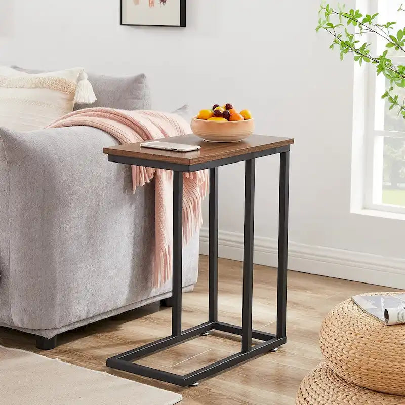 Javlergo Ensemble de 3 Tables Basses pour Salon, Table Basse en Bois et Ensemble de 2 Tables d'Appoint en C