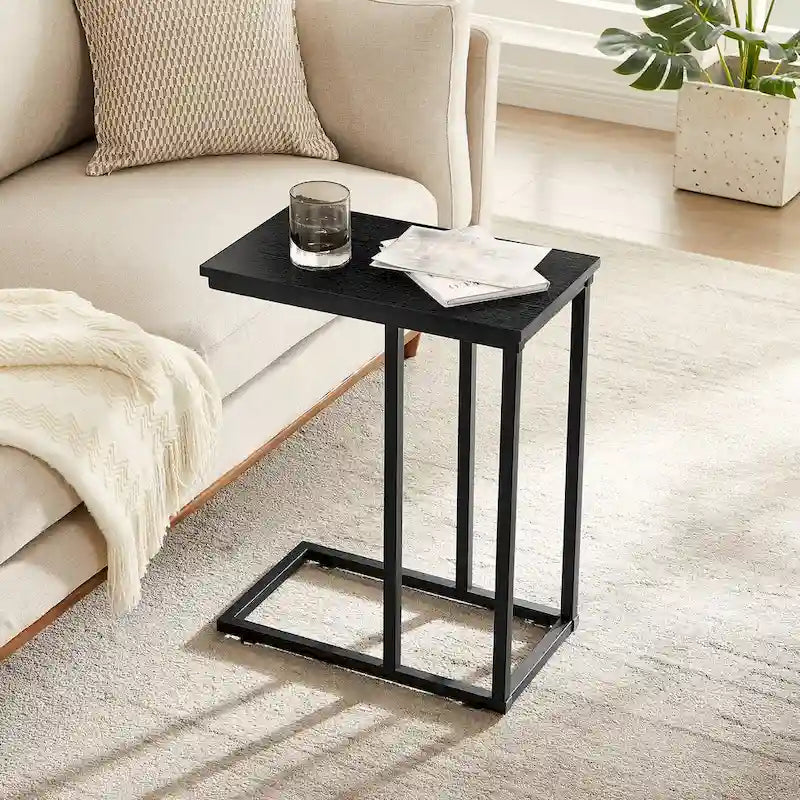 Javlergo Ensemble de 3 Tables Basses pour Salon, Table Basse en Bois et Ensemble de 2 Tables d'Appoint en C
