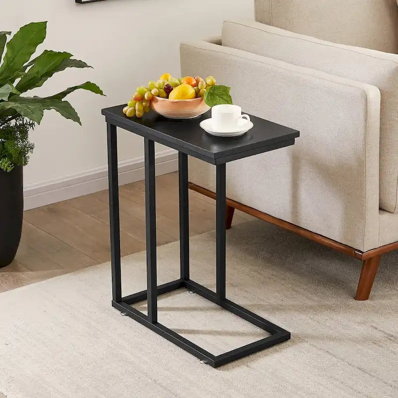 Javlergo Ensemble de 3 Tables Basses pour Salon, Table Basse en Bois et Ensemble de 2 Tables d'Appoint en C
