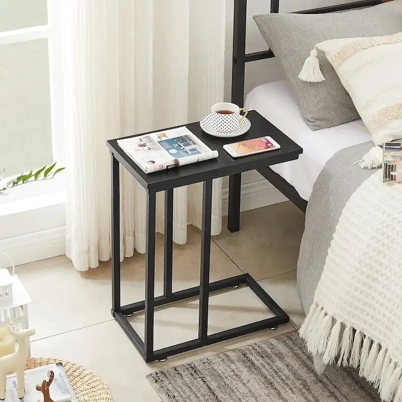 Javlergo Ensemble de 3 Tables Basses pour Salon, Table Basse en Bois et Ensemble de 2 Tables d'Appoint en C